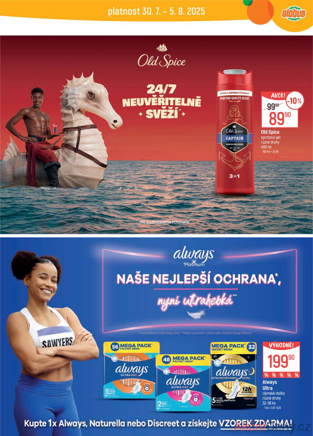Leták Globus - Akční leták Globus 30.7. - 5.8.2025 - Globus Ostrava - strana 30