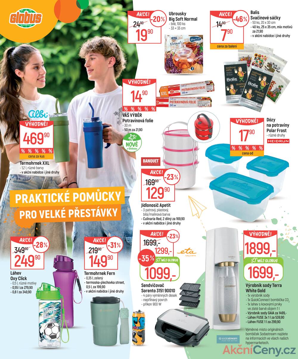 Leták Globus - Akční leták Globus 30.7. - 9.9.2025 - Globus Pardubice - strana 26