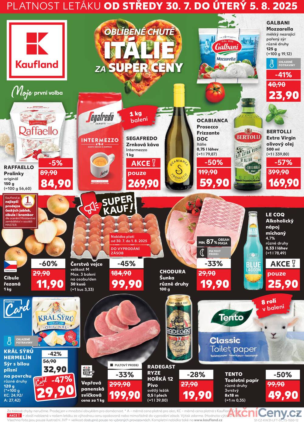 Leták Kaufland - Kaufland 30.7. - 5.8. - Kaufland - Domažlice - strana 1