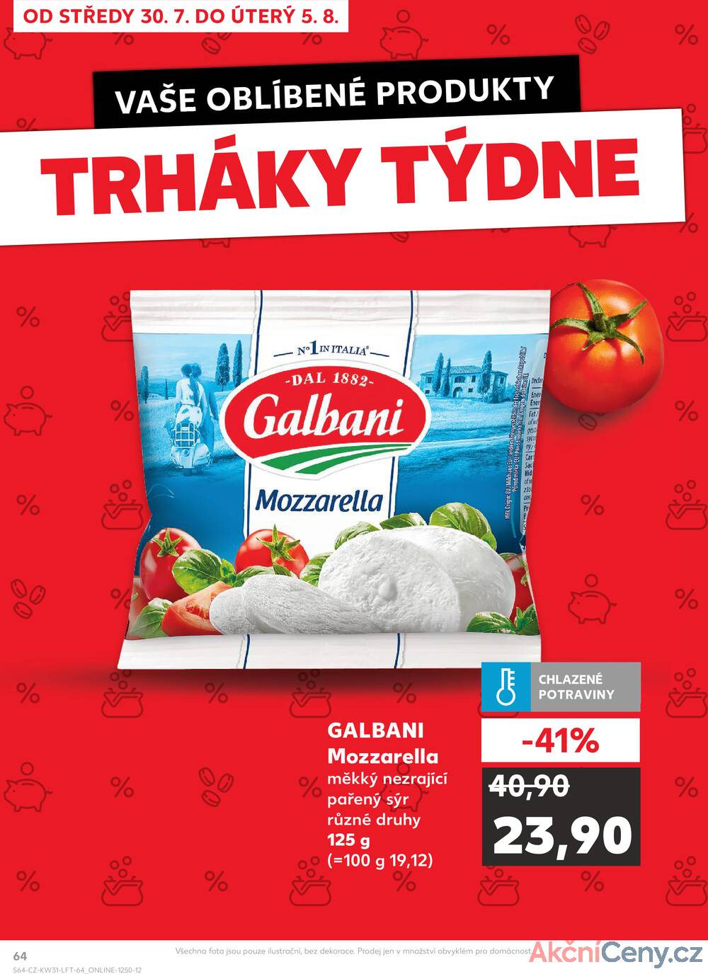Leták Kaufland - Kaufland 30.7. - 5.8. - Kaufland - Mladá Boleslav - strana 64
