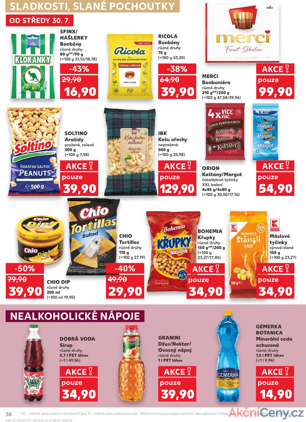 Leták Kaufland - Kaufland 30.7. - 5.8. - Kaufland - Teplice (Čs. Dobrovolců) - strana 38