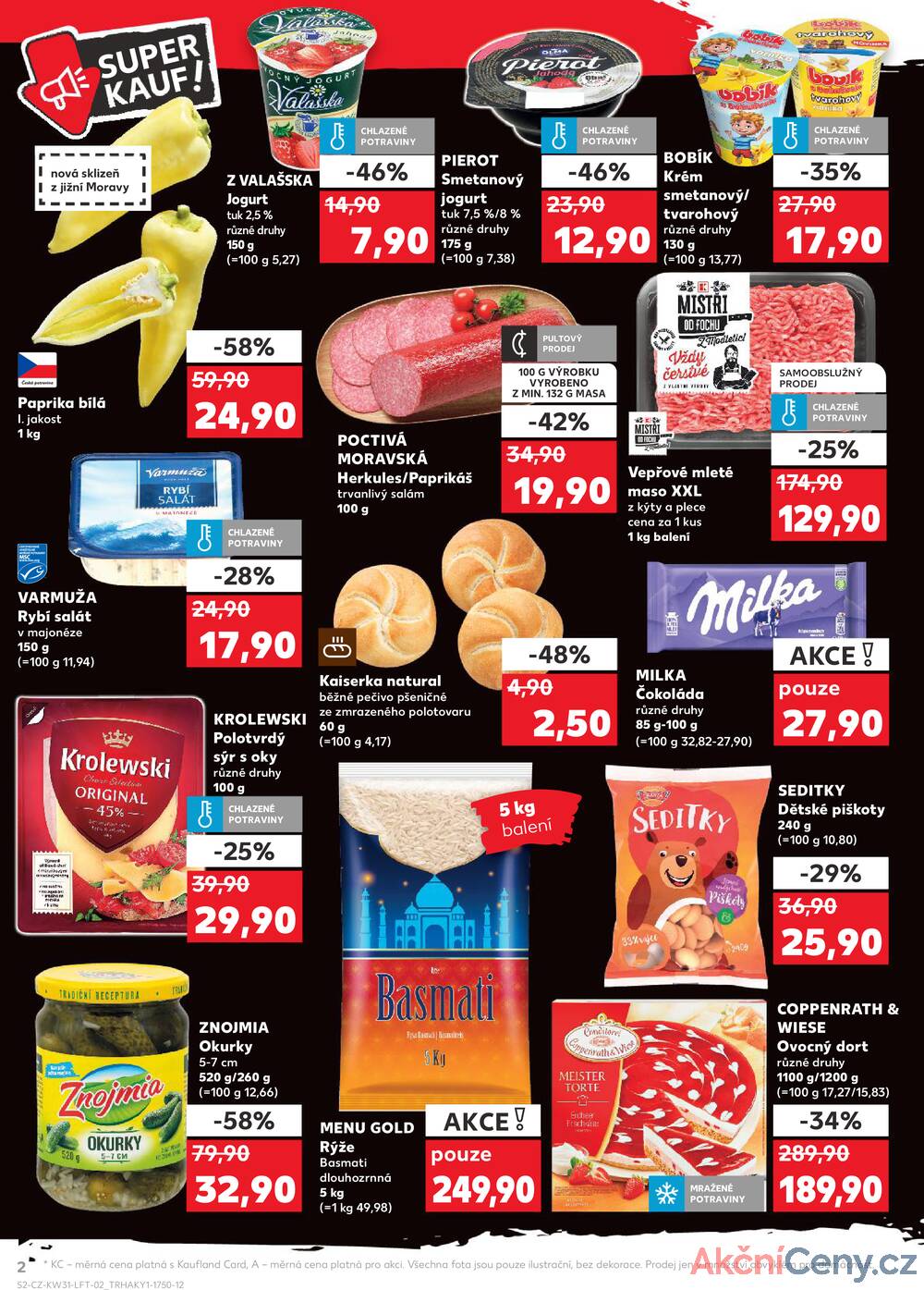 Leták Kaufland - Kaufland 30.7. - 5.8. - Kaufland - Lovosice (Siřejovická) - strana 2