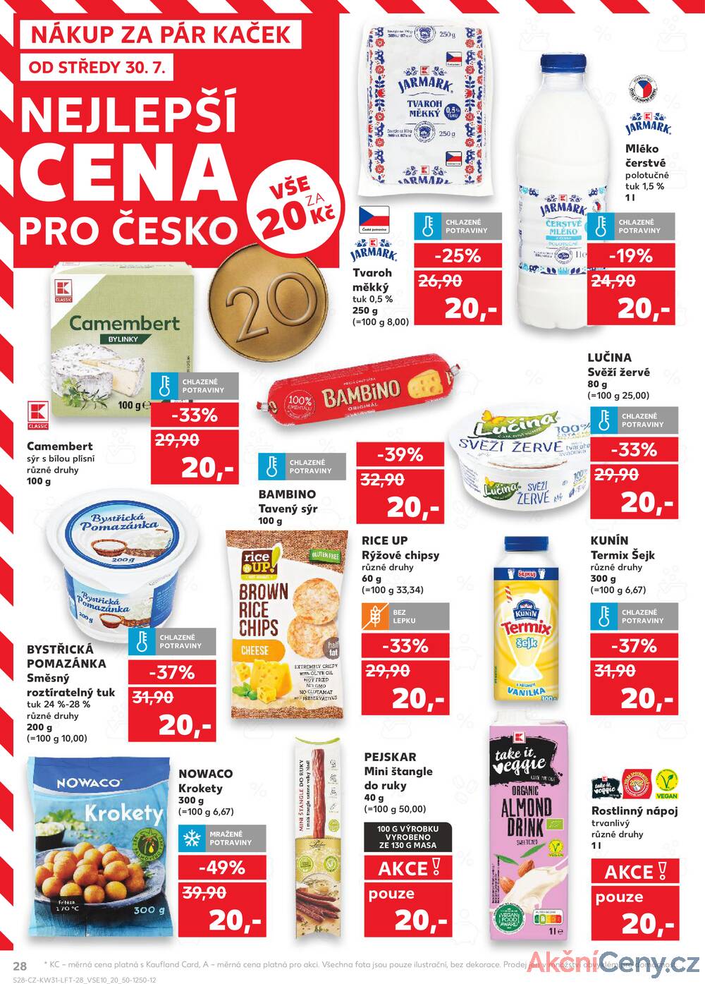 Leták Kaufland - Kaufland 30.7. - 5.8. - Kaufland - Hodonín (Konečná) - strana 28