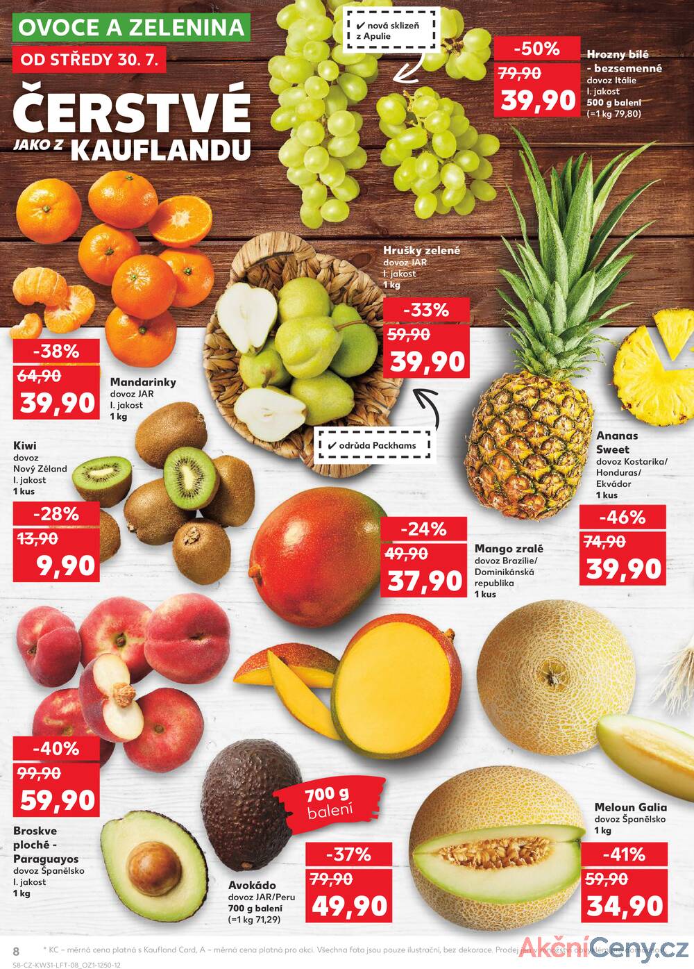 Leták Kaufland - Kaufland 30.7. - 5.8. - Kaufland - Znojmo (Jarošova) - strana 8