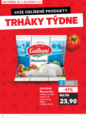 Kaufland 30.7. - 5.8. - Kaufland - Znojmo (Jarošova)
