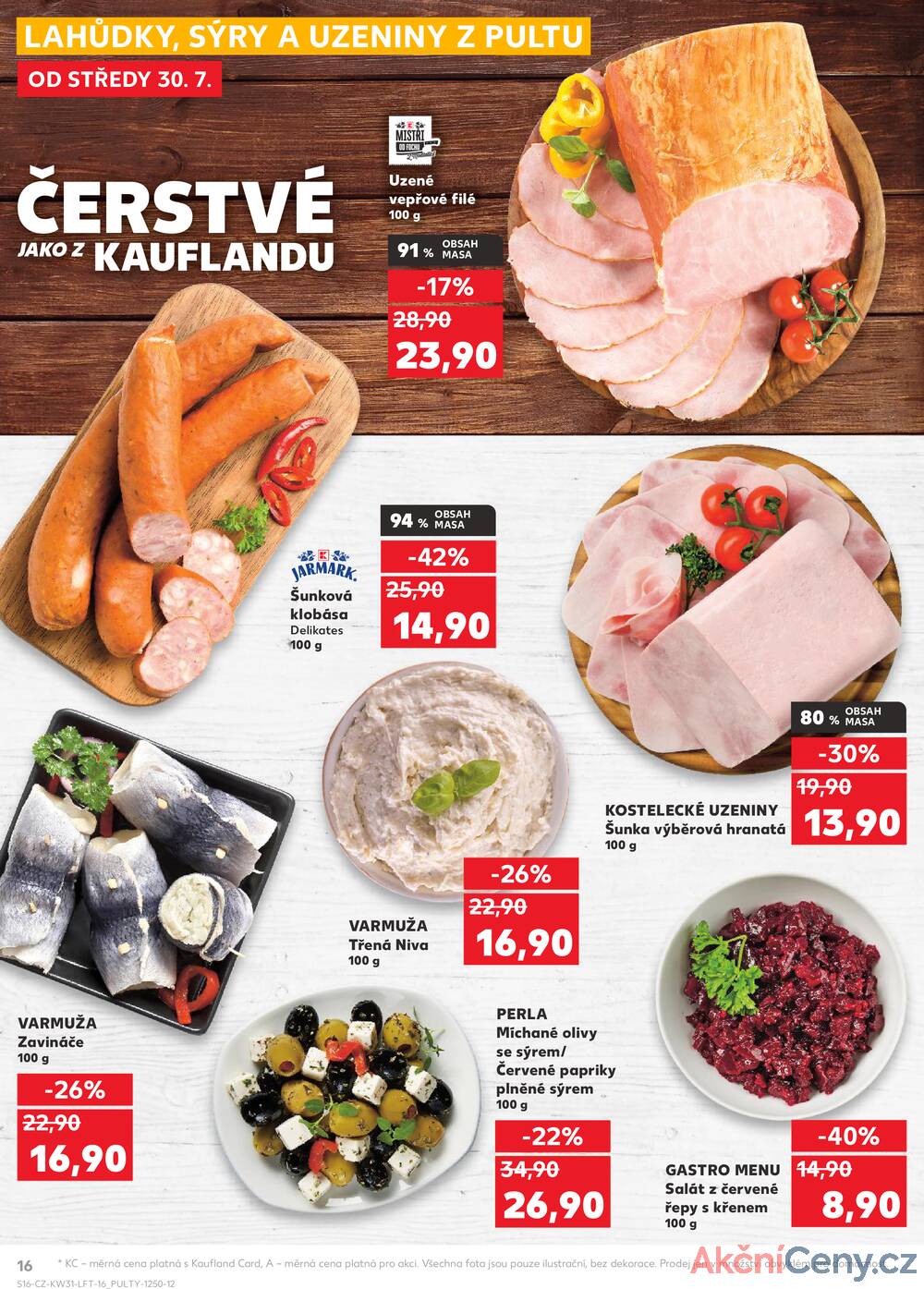 Leták Kaufland - Kaufland 30.7. - 5.8. - Kaufland - Plzeň (Sukova) - strana 16