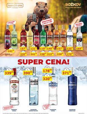 BENE Nápoje od 1.8. do 31.8.2025