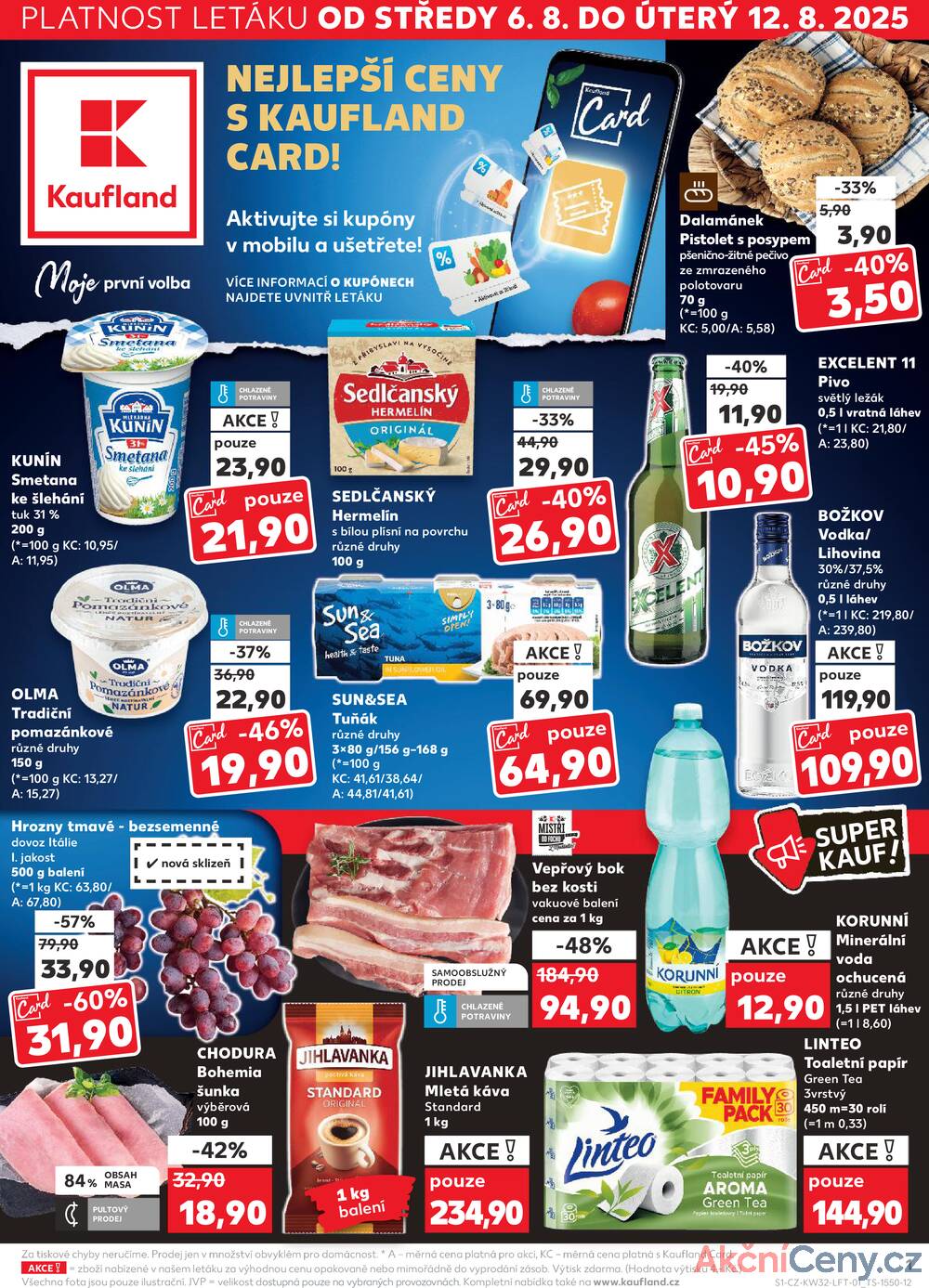 Leták Kaufland - Kaufland 6.8. - 12.8. - Kaufland - Rokycany - strana 1