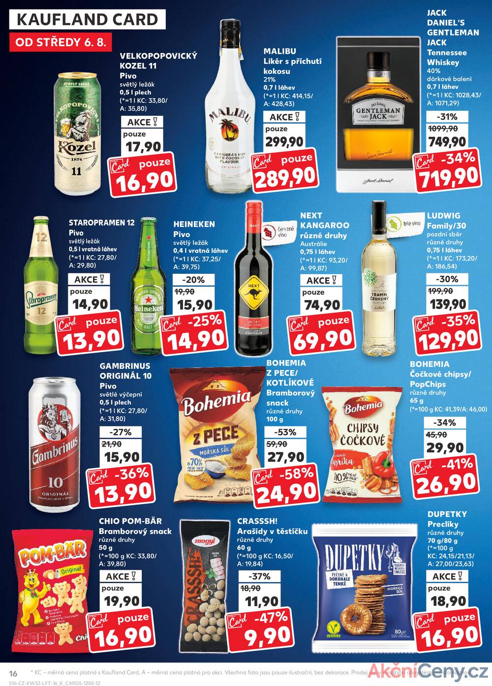 Leták Kaufland - Kaufland 6.8. - 12.8. - Kaufland - Rokycany - strana 16