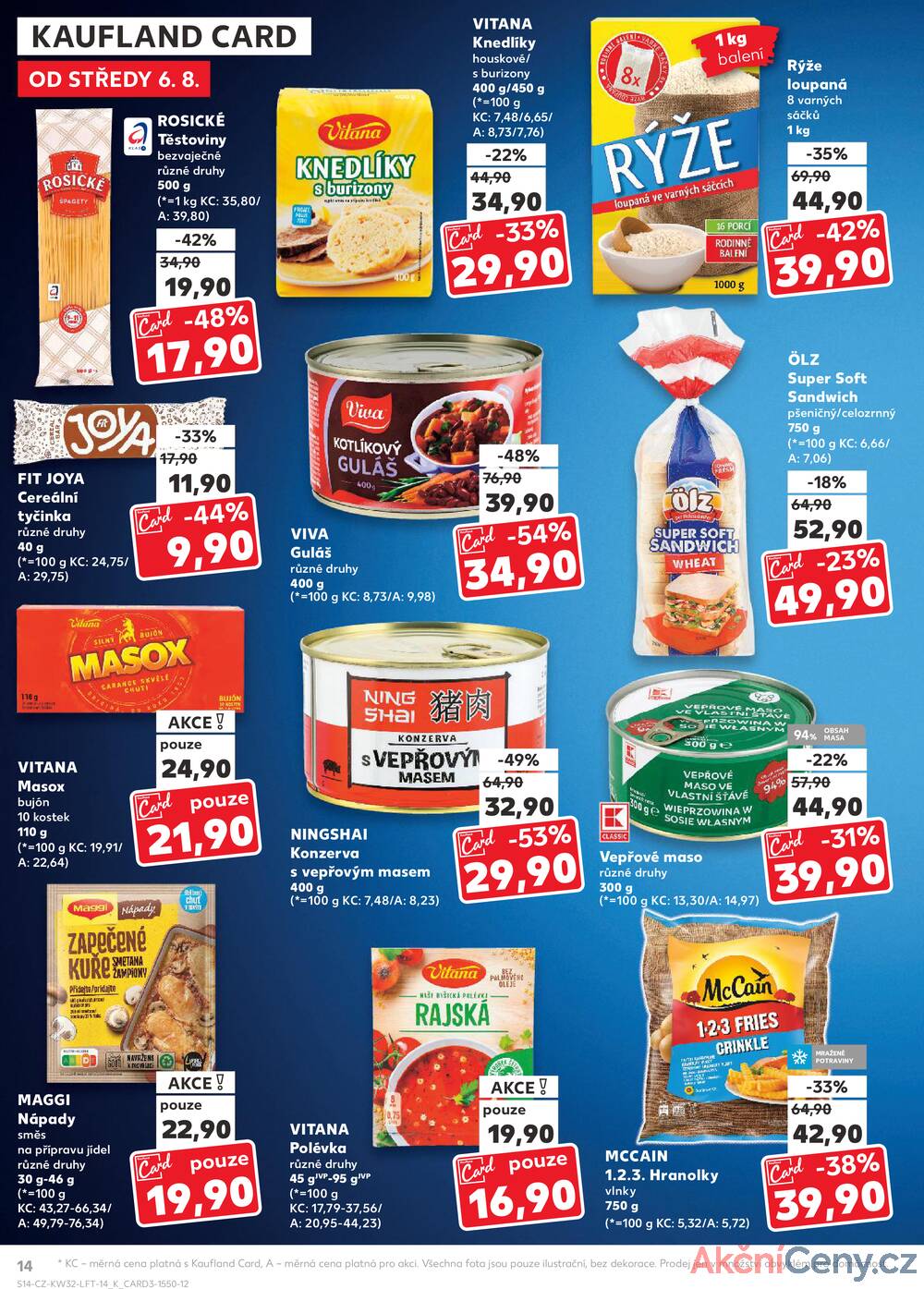 Leták Kaufland - Kaufland 6.8. - 12.8. - Kaufland - Čáslav - strana 14