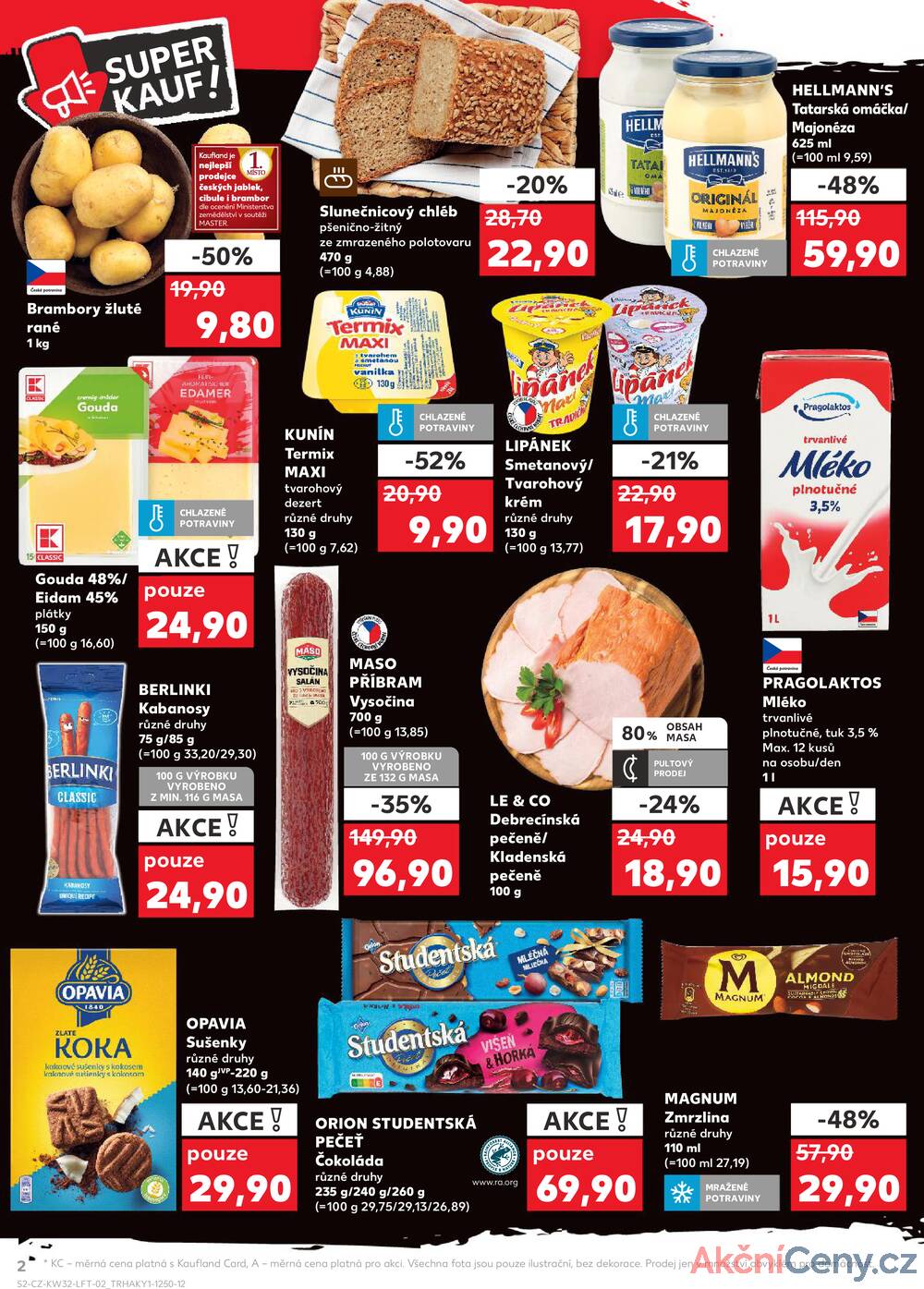 Leták Kaufland - Kaufland 6.8. - 12.8. - Kaufland - Náchod - strana 2