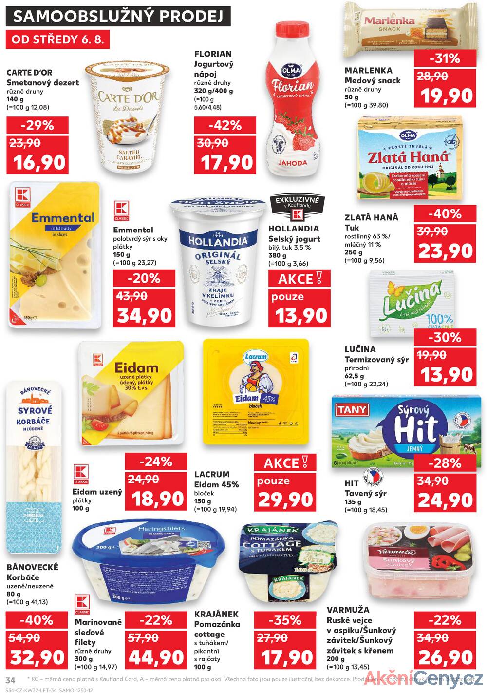 Leták Kaufland - Kaufland 6.8. - 12.8. - Kaufland - Teplice (Čs. Dobrovolců) - strana 34