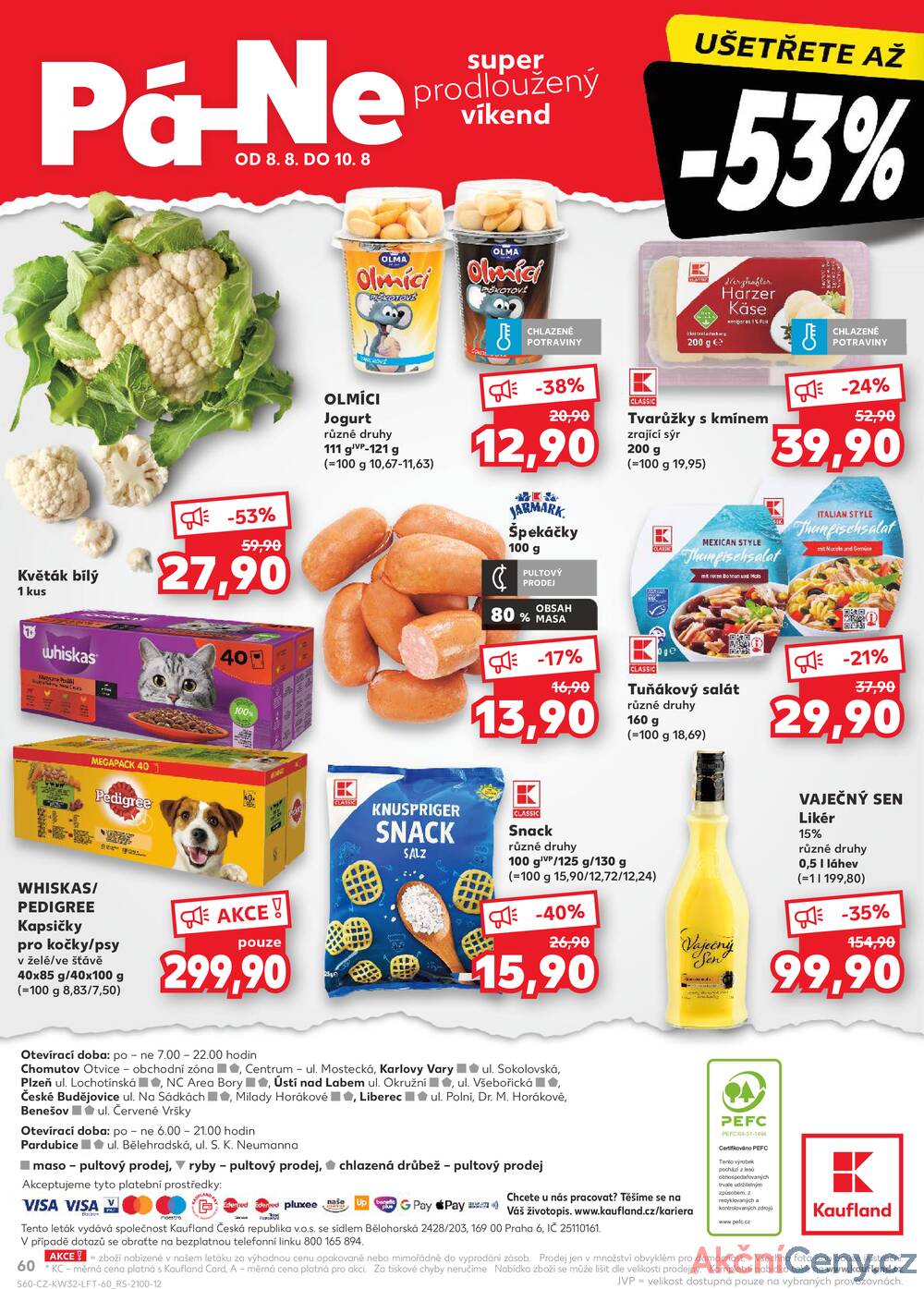 Leták Kaufland - Kaufland 6.8. - 12.8. - Kaufland - Liberec (Dr. M. Horákové) - strana 60