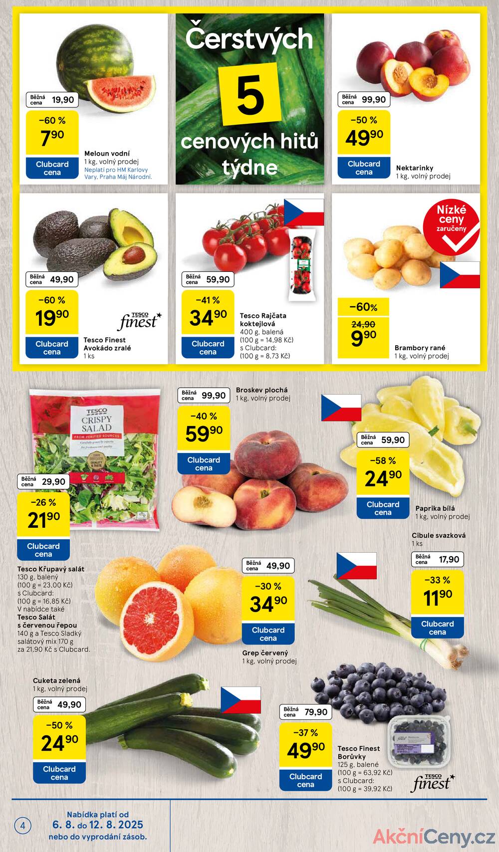 Leták Tesco - Tesco malé hypermarkety od 6.8. do 12.8.2025 - strana 4