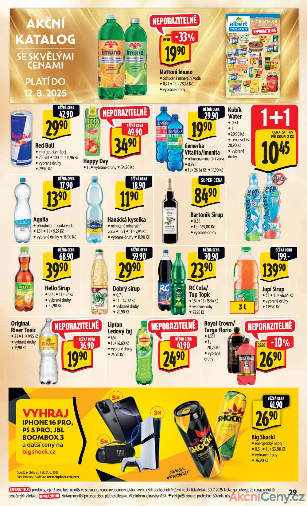 Leták Albert - Albert  Hypermarket od 6.8. do 12.8.2025 - strana 27