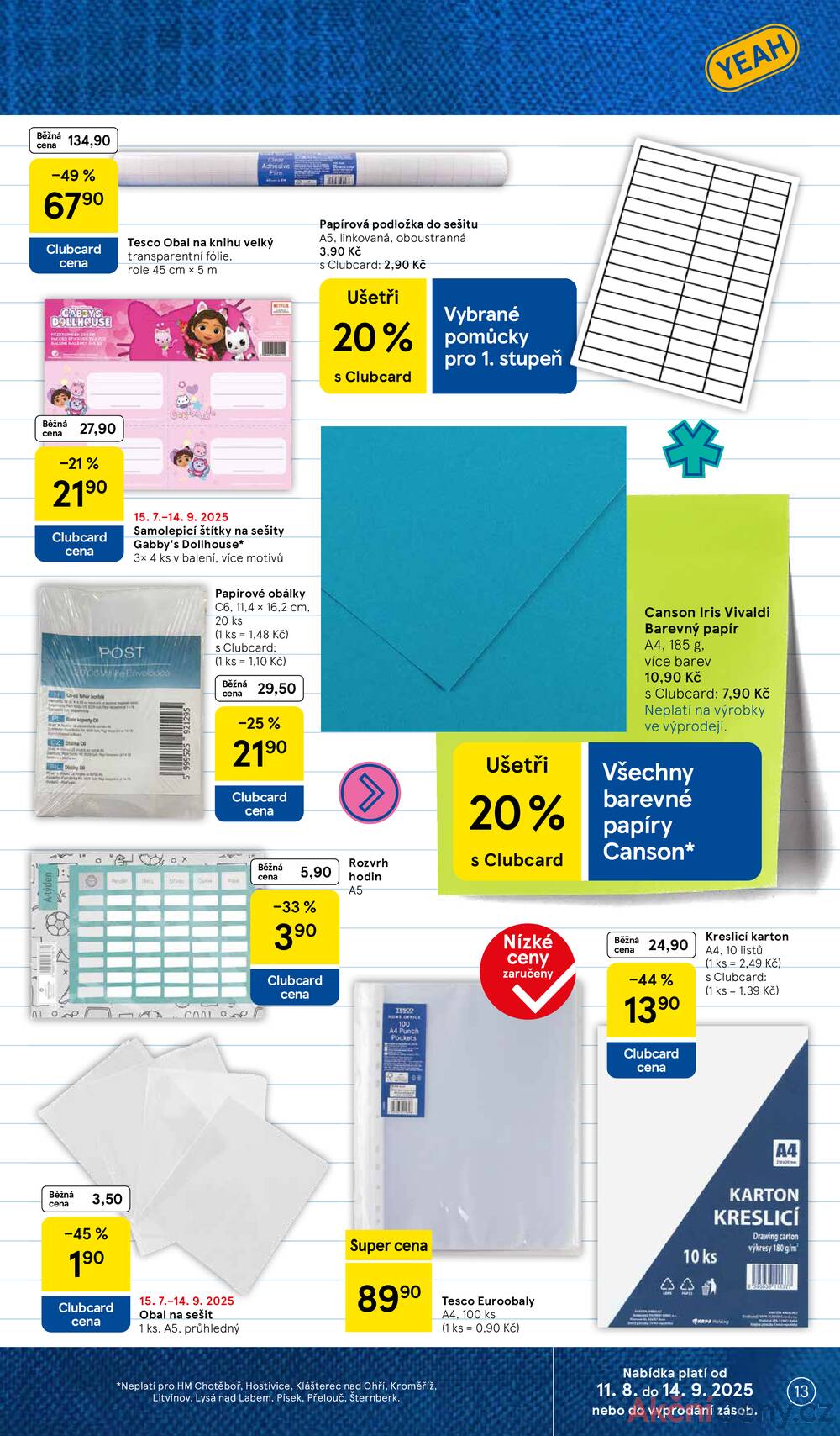 Leták Tesco - Tesco SPECIÁL velké hypermarkety  od 11.8. do 14.9.2025 - strana 13
