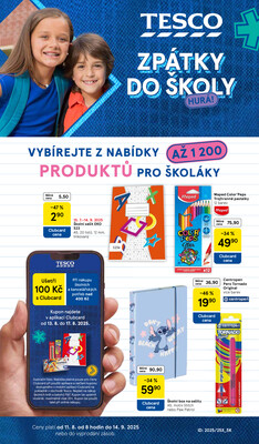leták Tesco