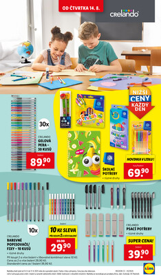 Lidl Čtvrtek od 14.8. do 17.8.2025