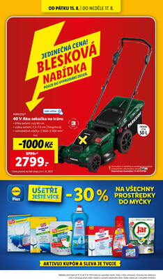Lidl Čtvrtek od 14.8. do 17.8.2025