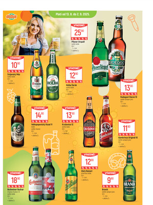 Akční leták Globus 13.8. - 2.9.2025 - Globus Brno Ivanovice