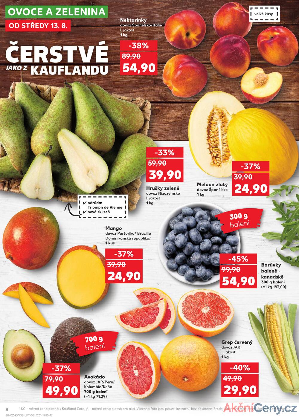 Leták Kaufland - Kaufland 13.8. - 19.8. - Kaufland - Náchod - strana 8