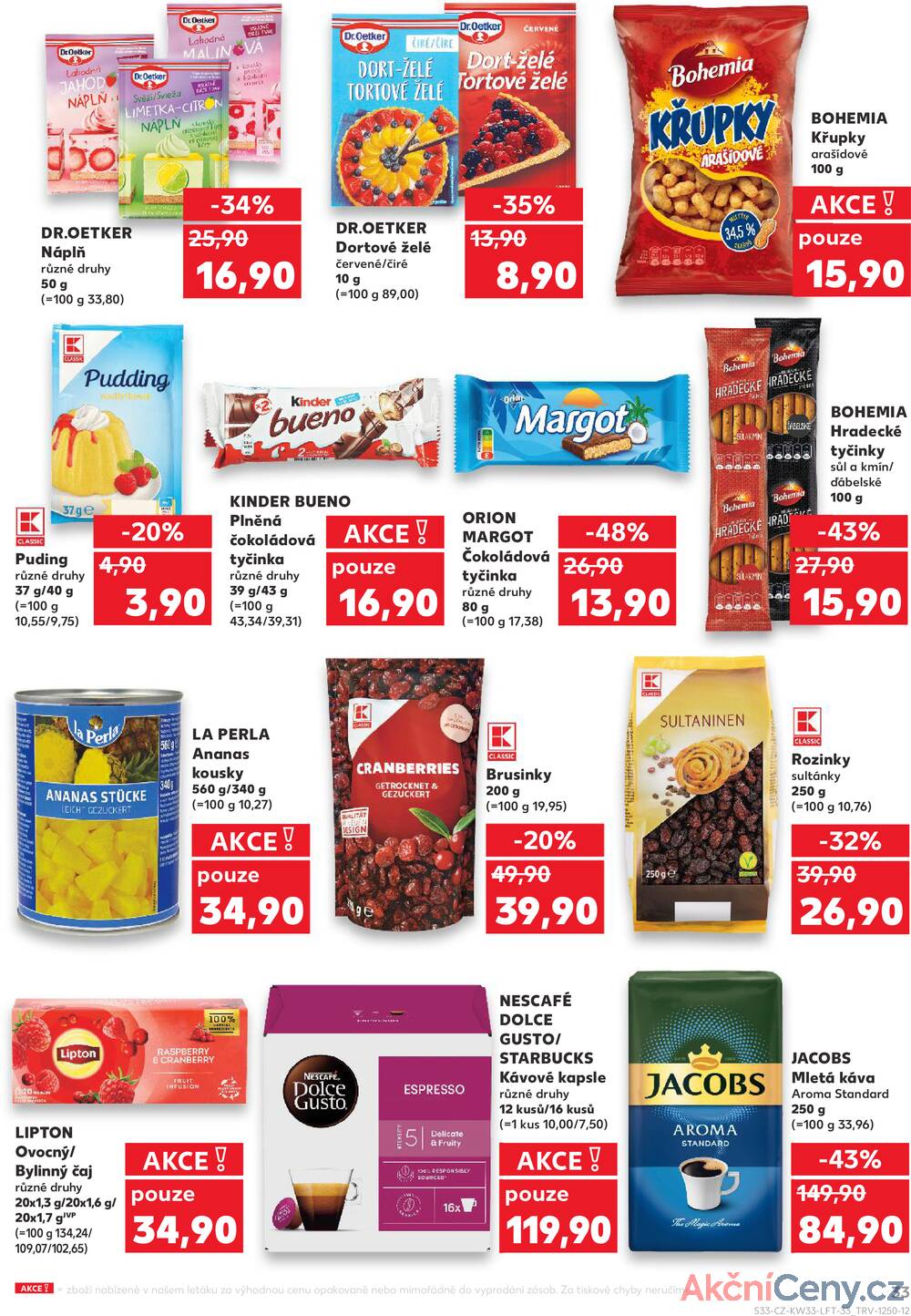 Leták Kaufland - Kaufland 13.8. - 19.8. - Kaufland - Tábor - strana 33
