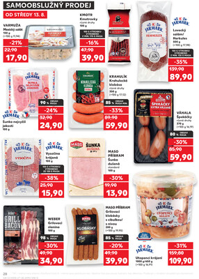 Kaufland 13.8. - 19.8. - Kaufland - Jablonec nad Nisou (U Kostela)