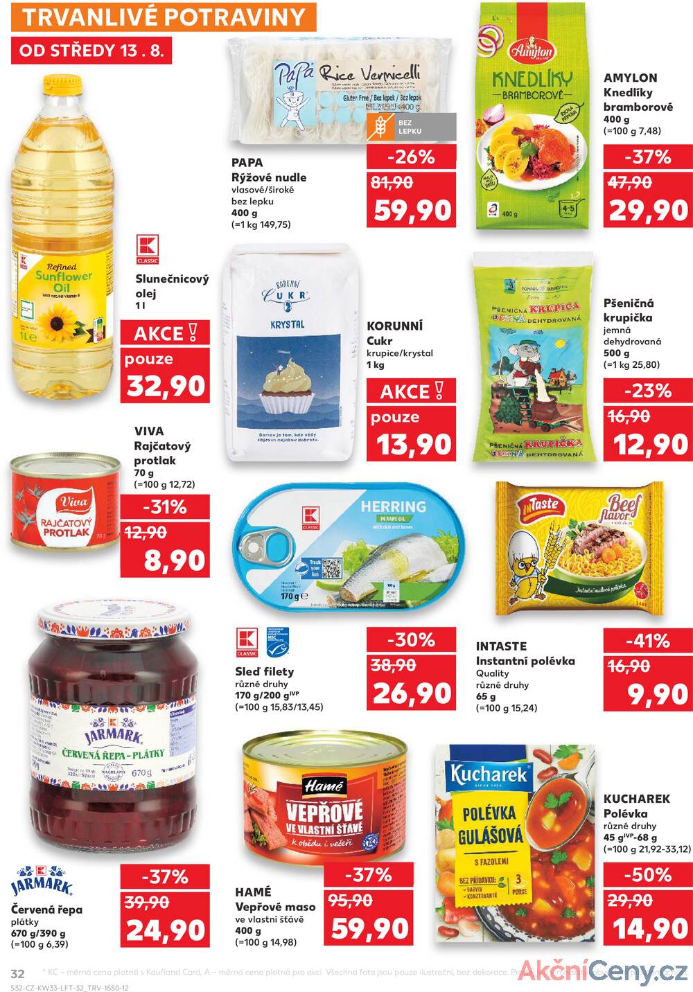 Leták Kaufland - Kaufland 13.8. - 19.8. - Kaufland - Příbram - strana 32