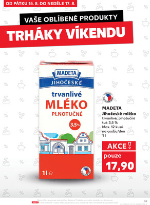 Kaufland 13.8. - 19.8. - Kaufland - Zlín ( OC Čepkov)