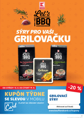 Kaufland 13.8. - 19.8. - Kaufland - Hodonín (Konečná)