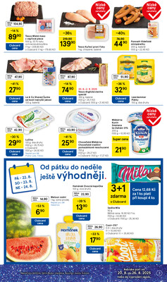 Tesco supermarkety od 20.8. do 26.8.2025