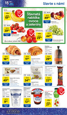 Tesco supermarkety od 20.8. do 26.8.2025