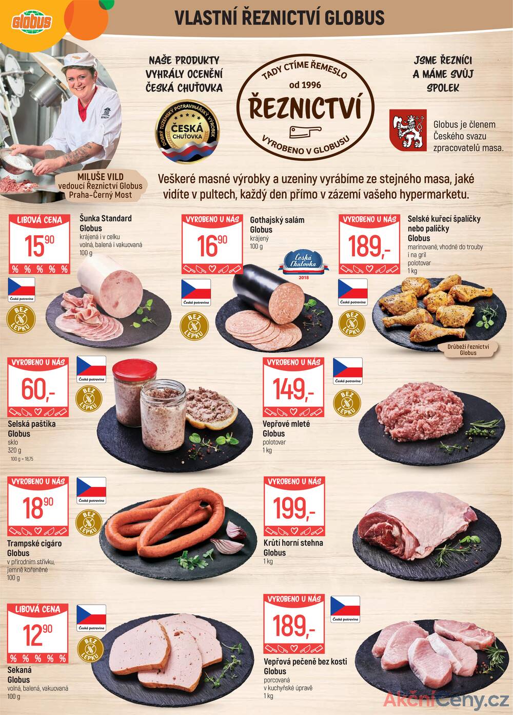 Leták Globus - Akční leták Globus 20.8. - 26.8.2025 - Globus Praha - Centrum Černý Most - strana 7