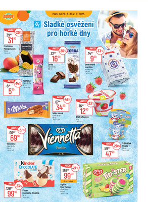 Akční leták Globus 20.8. - 26.8.2025 - Globus Praha - Zličín