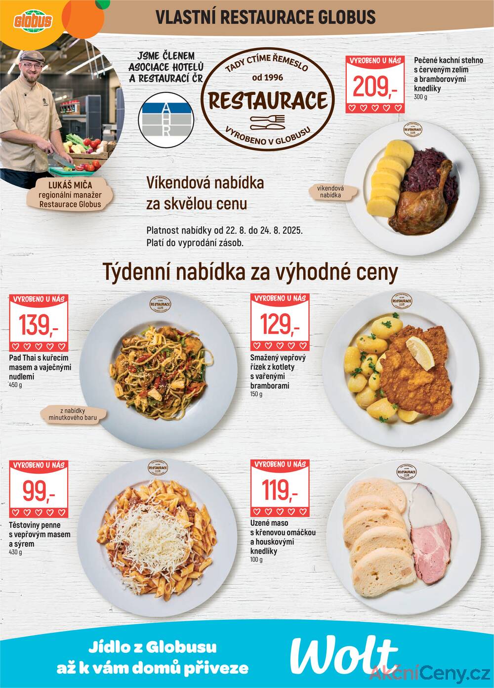 Leták Globus - Akční leták Globus 20.8. - 26.8.2025 - Globus Jenišov u Karlových Varů - strana 9