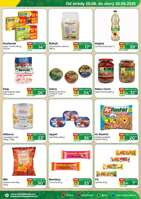Tamda Foods od 20.8. do 26.8.2025