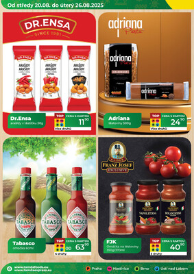 Tamda Foods od 20.8. do 26.8.2025