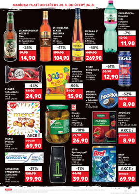 Kaufland 20.8. - 26.8. - Kaufland - Pardubice (S. K. Neumanna)
