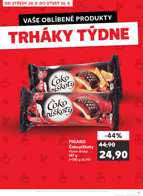 Kaufland 20.8. - 26.8. - Kaufland - Pardubice (S. K. Neumanna)