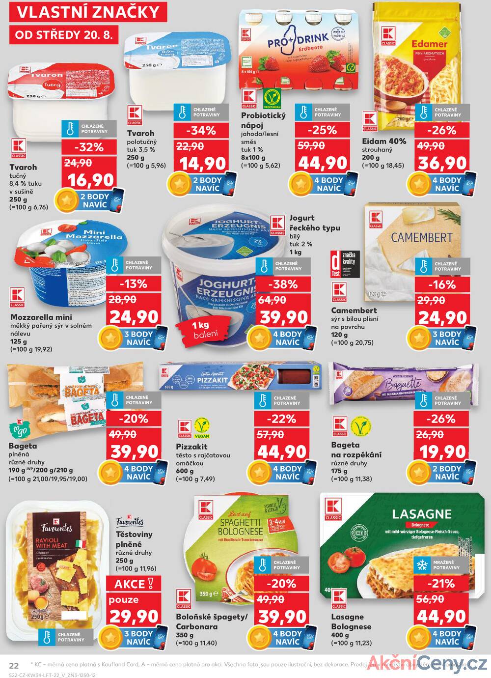Leták Kaufland - Kaufland 20.8. - 26.8. - Kaufland - Jeseník 1 - strana 22