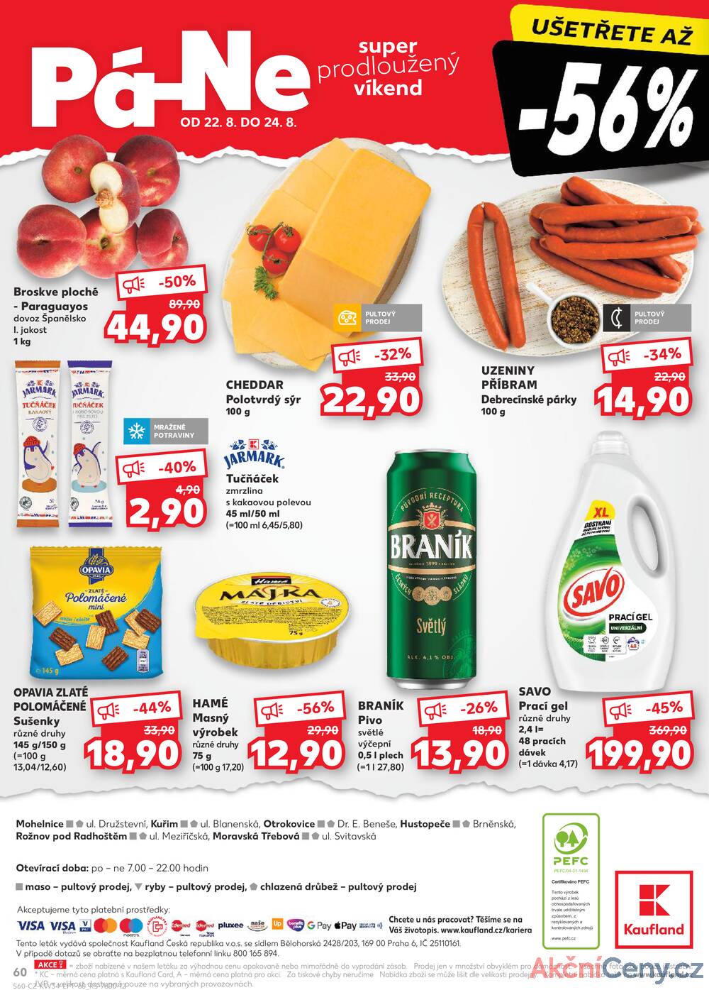 Leták Kaufland - Kaufland 20.8. - 26.8. - Kaufland - Kuřim - strana 60
