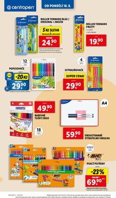 Lidl od 18.8. do 20.8.2025