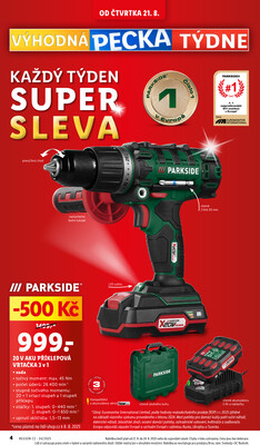 Lidl Čtvrtek od 21.8. do 24.8.2025