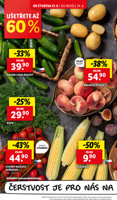Lidl Čtvrtek od 21.8. do 24.8.2025