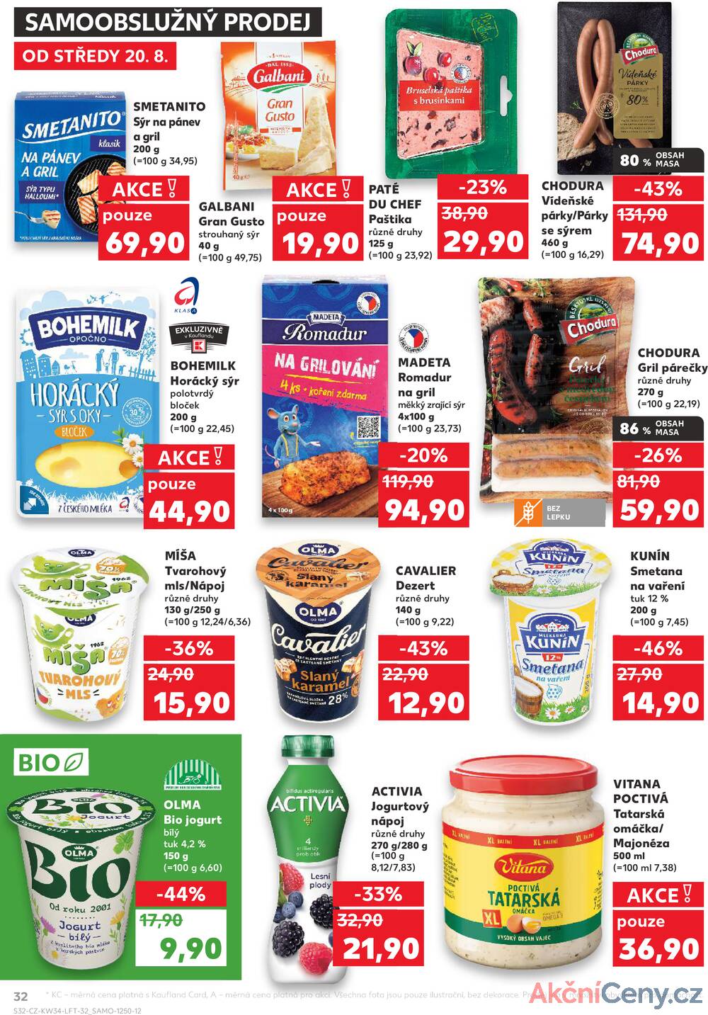 Leták Kaufland - Kaufland 20.8. - 26.8. - Kaufland - Velké Meziříčí - strana 32