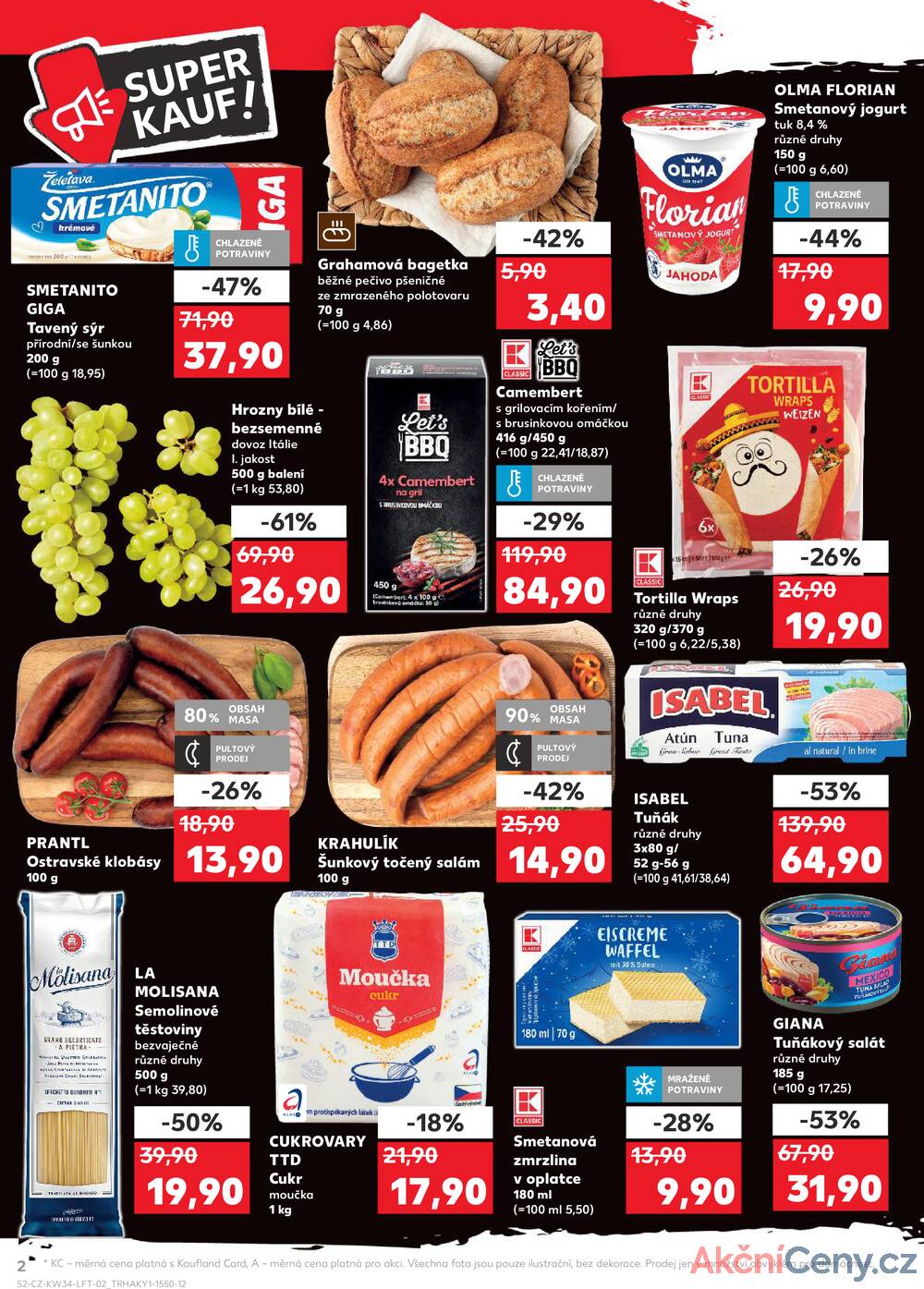 Leták Kaufland - Kaufland 20.8. - 26.8. - Kaufland - Třebíč Brněnská - strana 2