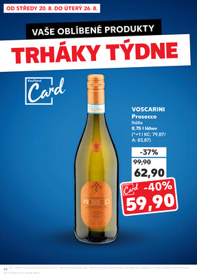 Kaufland 20.8. - 26.8. - Kaufland - Třebíč Brněnská