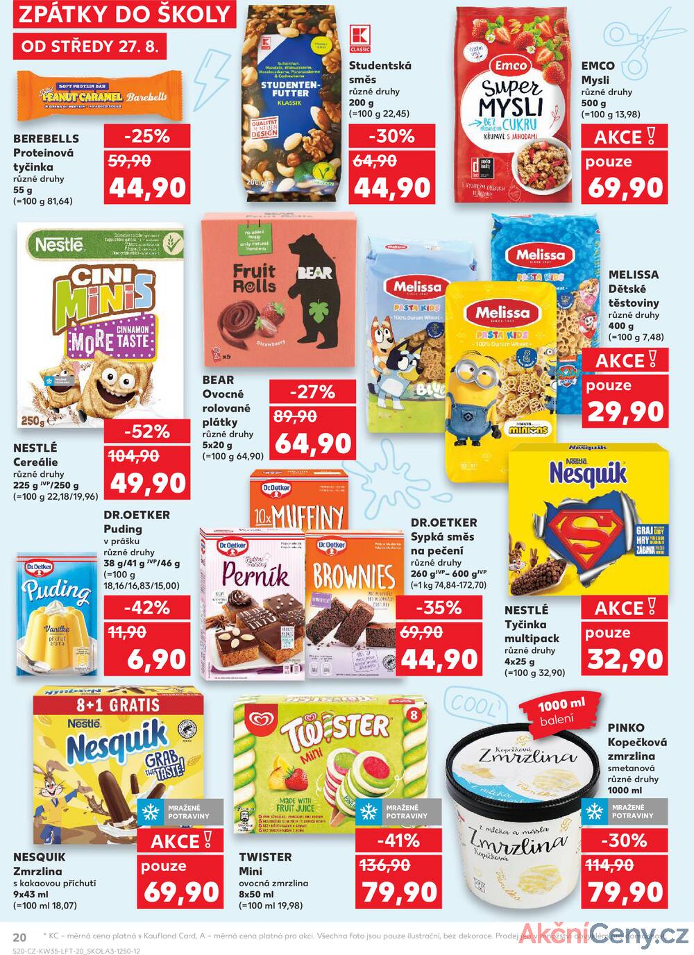 Leták Kaufland - Kaufland 27.8. - 2.9. - Kaufland - Louny - strana 20