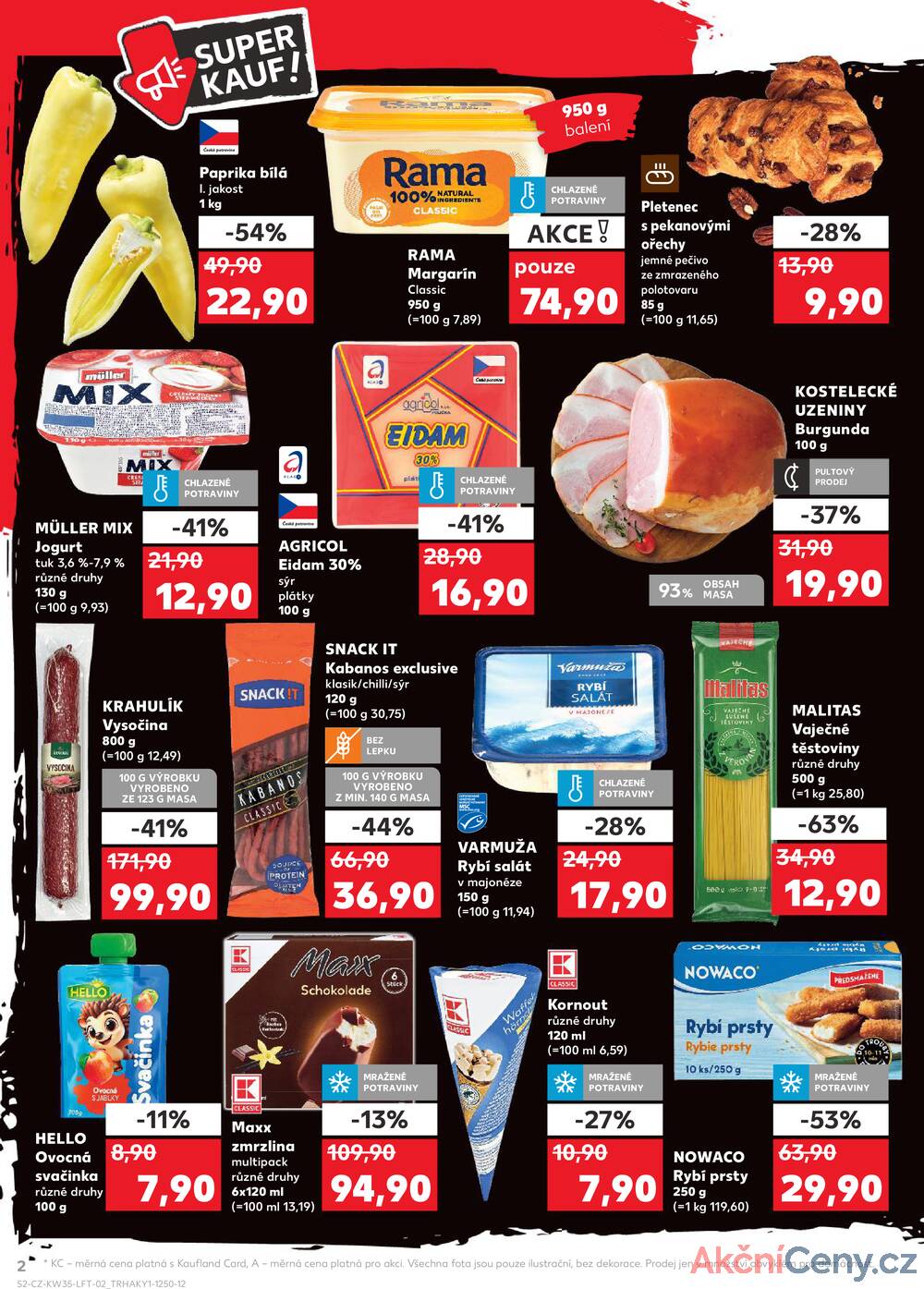 Leták Kaufland - Kaufland 27.8. - 2.9. - Kaufland - Třeboň - strana 2