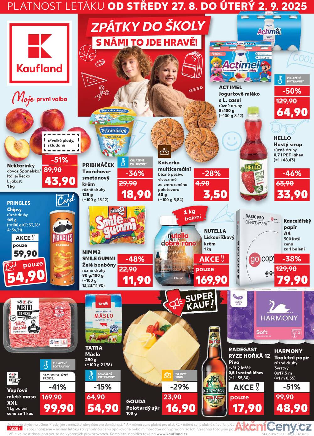 Leták Kaufland - Kaufland 27.8. - 2.9. - Kaufland - Beroun - strana 1